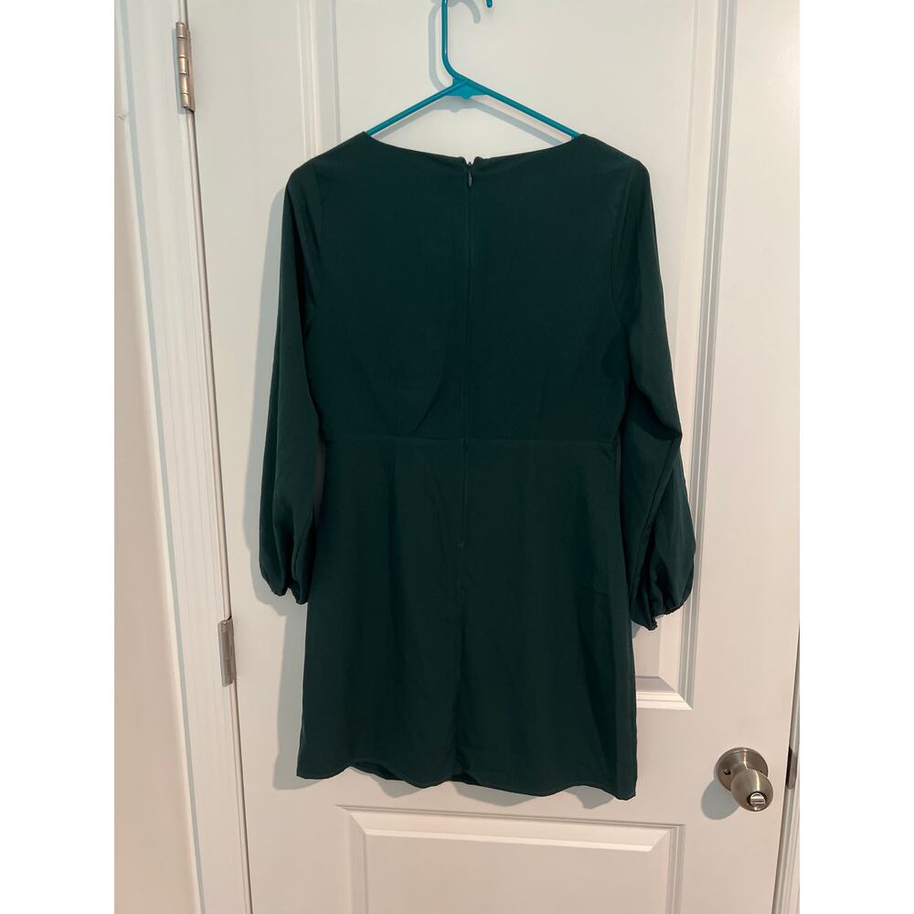 Abercrombie & Fitch Forest Green Mini Dress – Size Small Petite - Picture 7 of 8